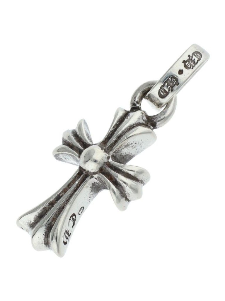 Chrome Hearts Crs Bbyfat Baby Fat Silver Necklace Top